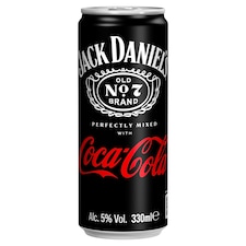 Jack Daniel's and Coca-Cola 330ml