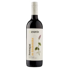 Znovín Modrý Portugal odrůdové červené víno jakostní suché 0,75l