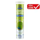 Maxi Vita Exclusive Ginkgo biloba s příchutí zeleného čaje a citronu 20 šumivých tablet 80g