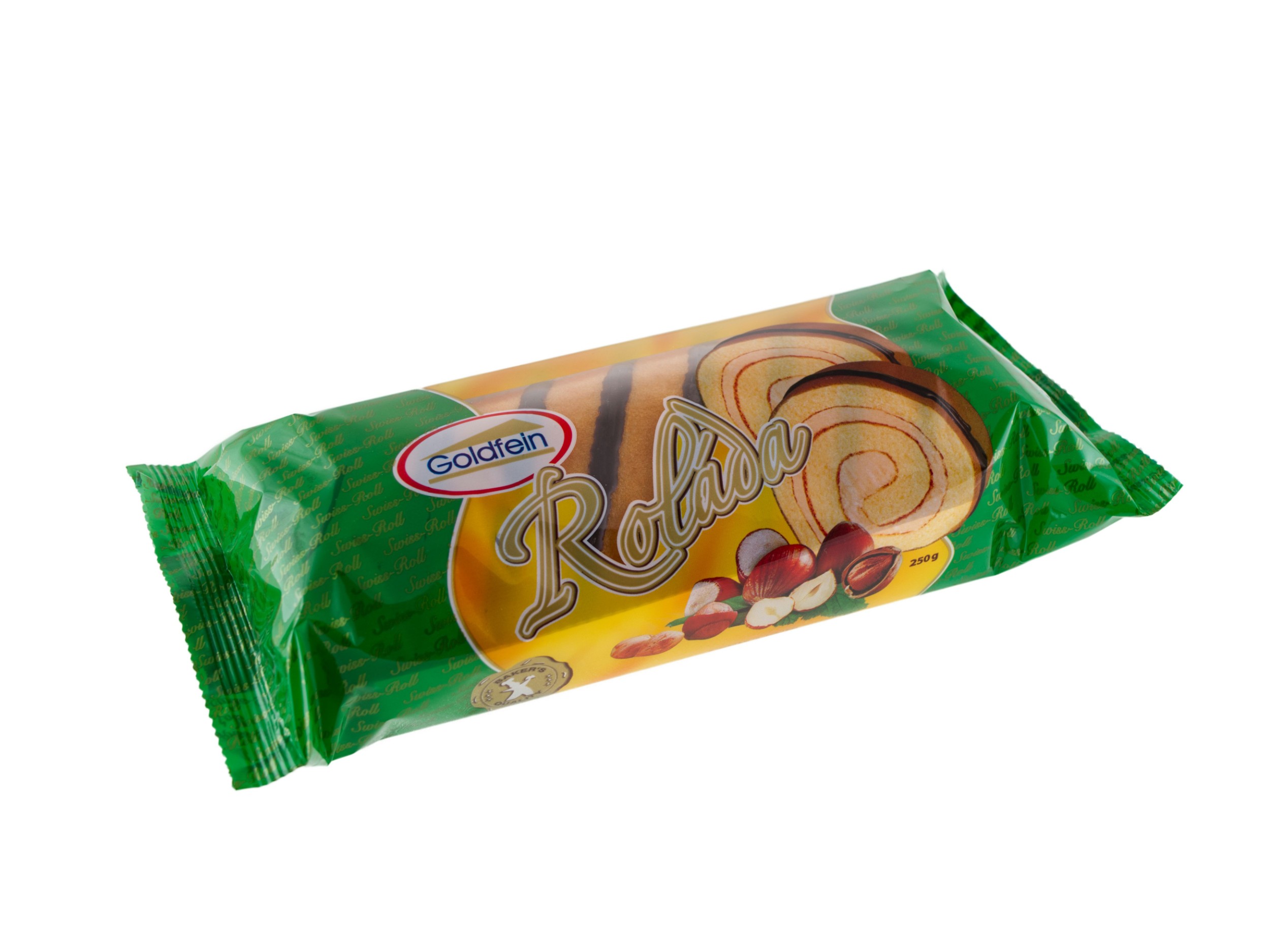 Goldfein Roláda lískooříšková zdobená 250 g