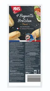 Ibis Bagety k dopečení světlé 4 kusy 300g