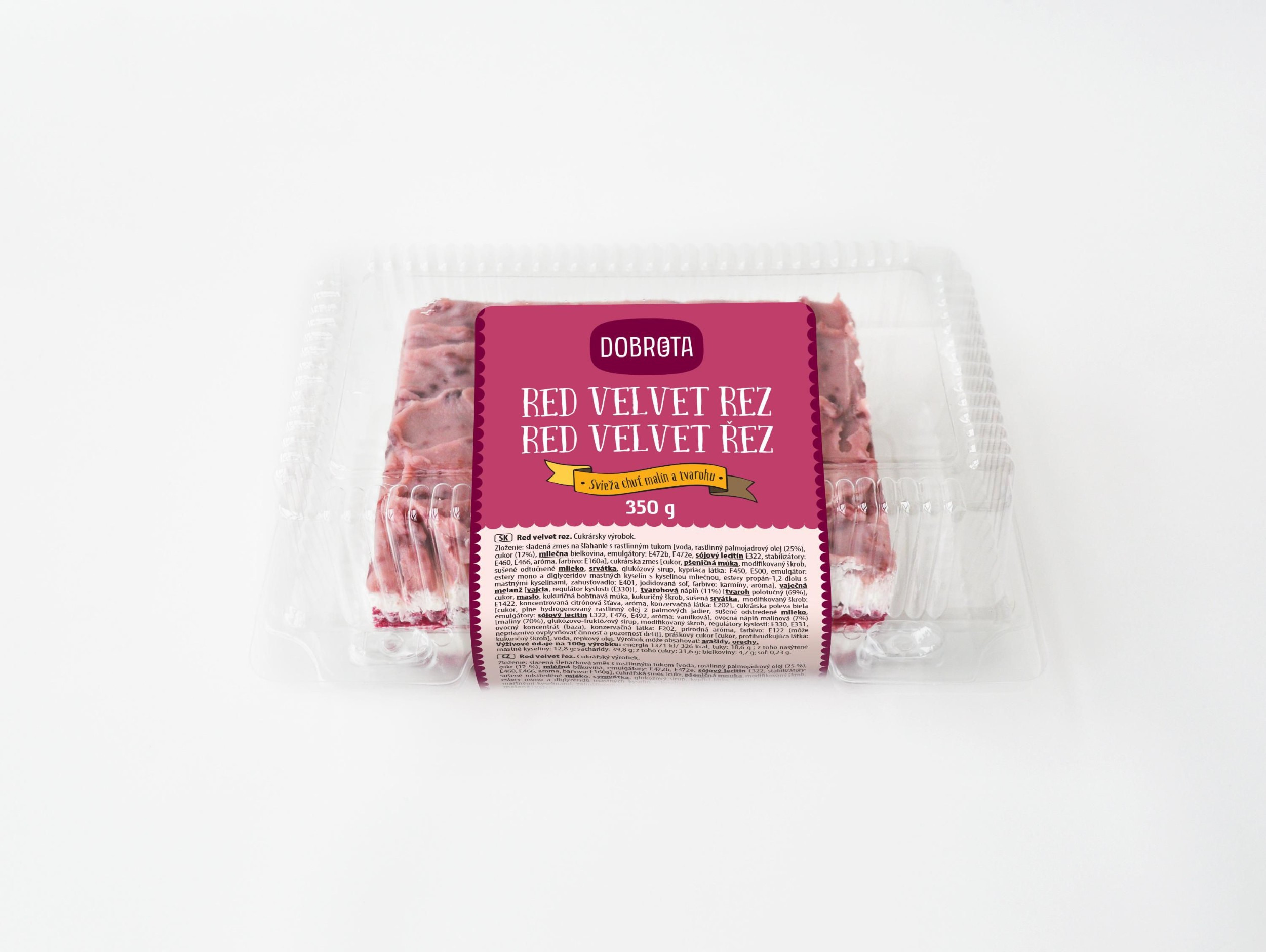 Dobrota Red velvet řez 350g