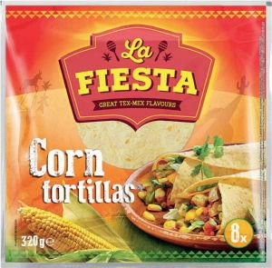 La Fiesta Tortilla Wrap kukuřičná 20cm 8ks 320 g