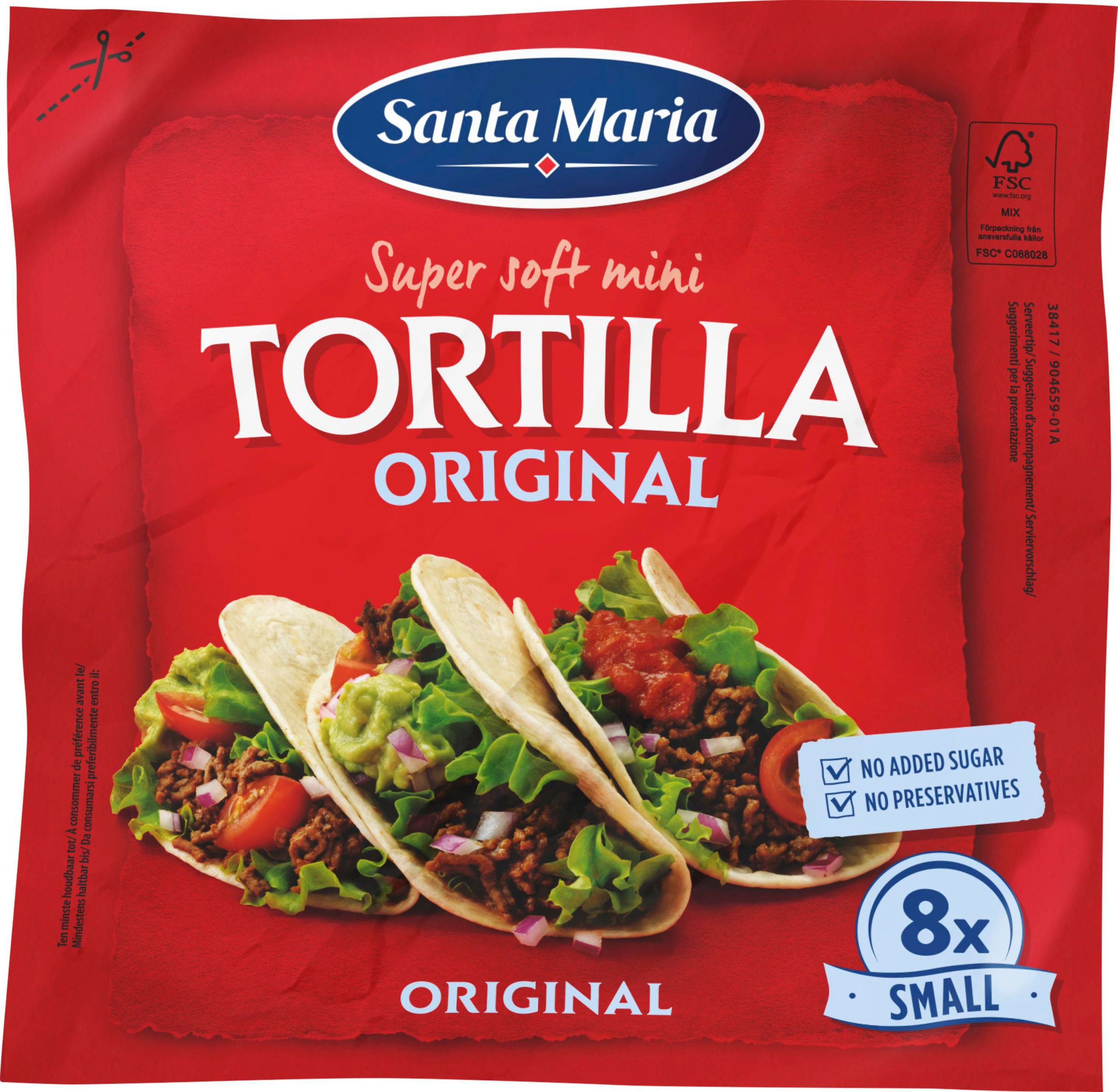 Santa Maria Mini tortilla 200g