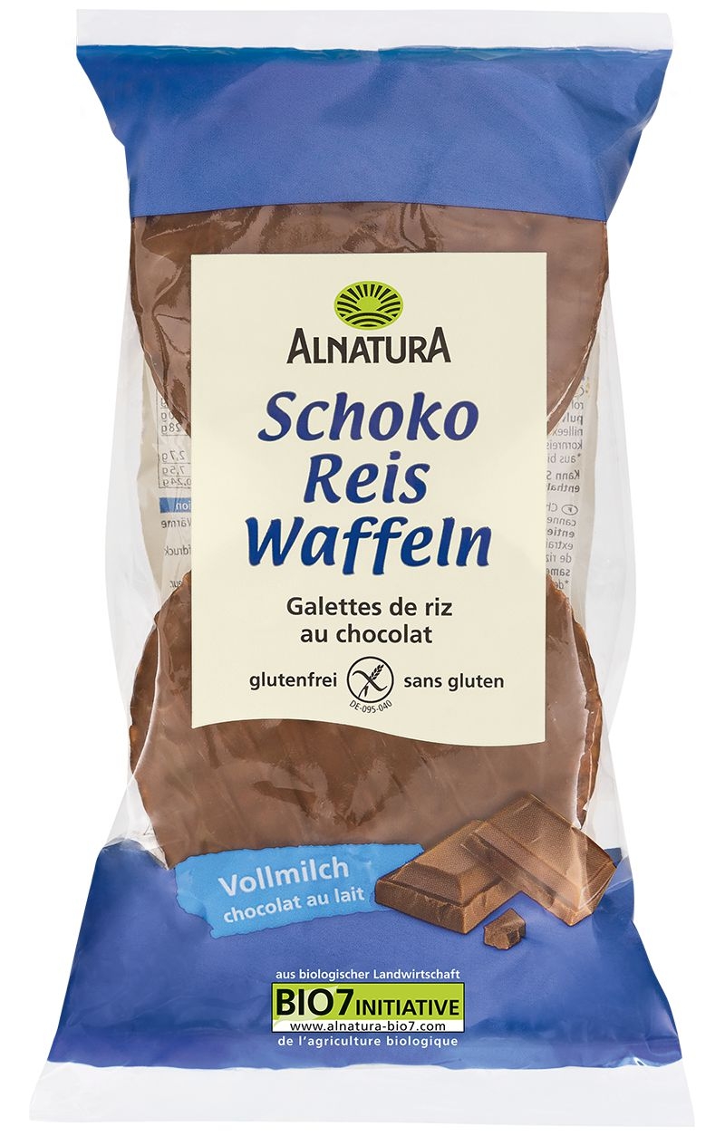 Alnatura BIO Rýžové pufované chlebíčky s čokoládou 100 g