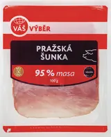 Váš Výběr Pražská šunka nejvyšší jakosti 95 % 100g