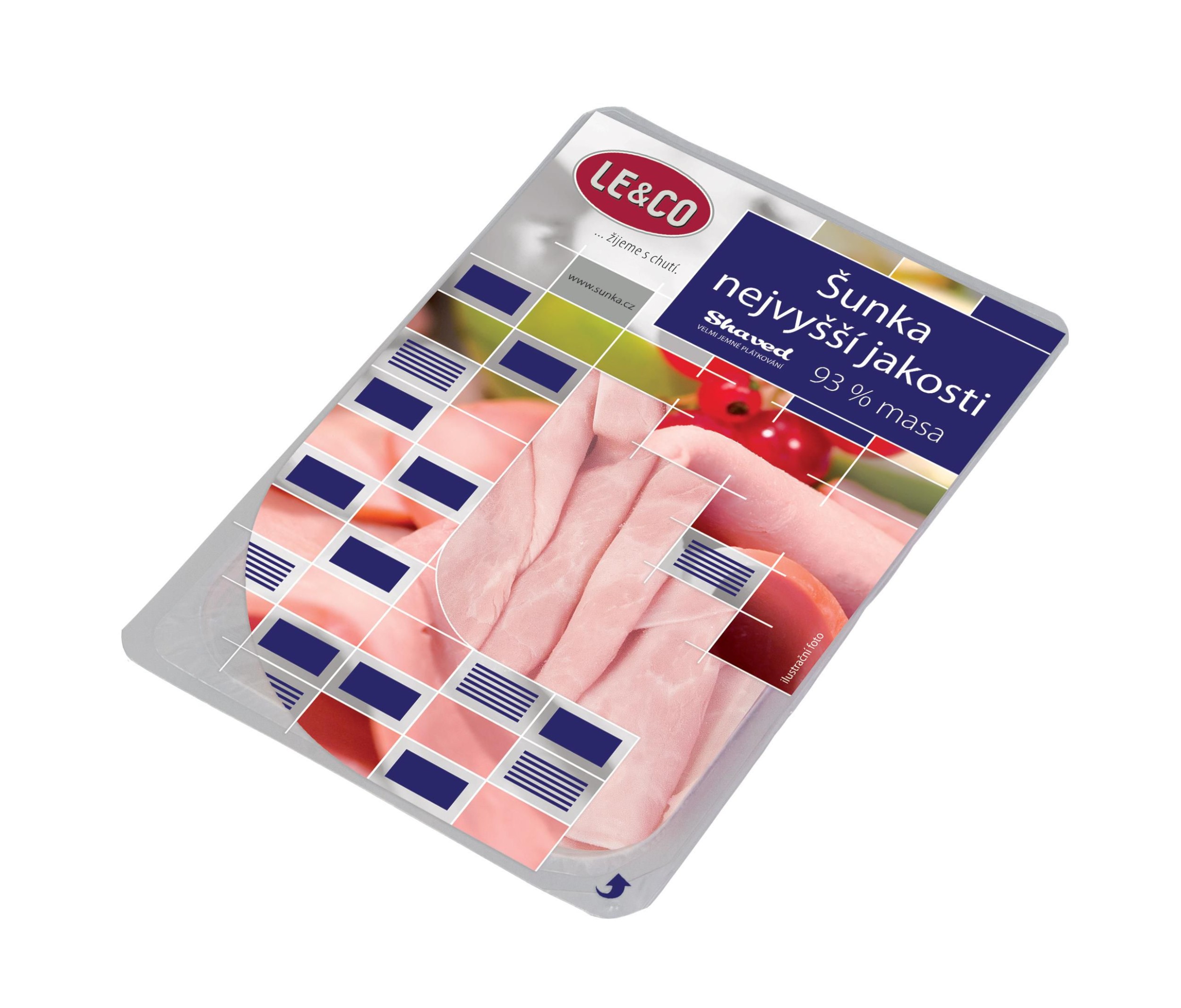 Le & Co Šunka nejvyšší jakosti shaved 100g