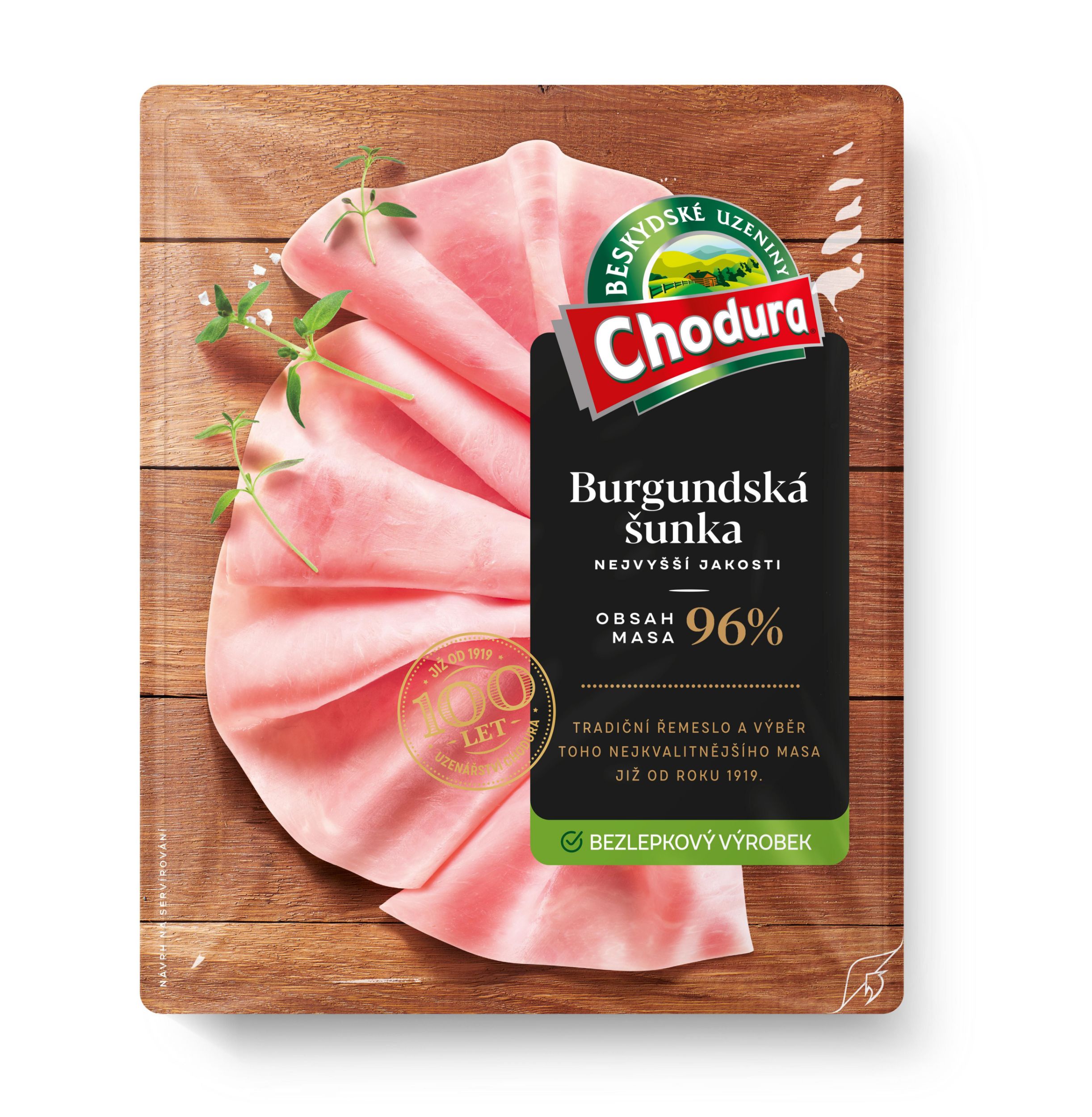 Chodura Burgundská šunka nejvyšší jakostí 100 g