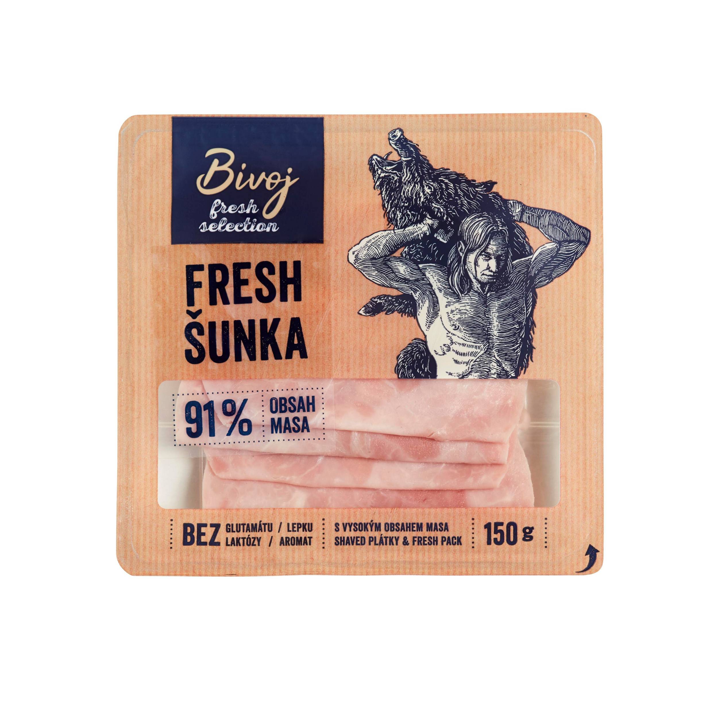 Bivoj FRESH šunka 150 g