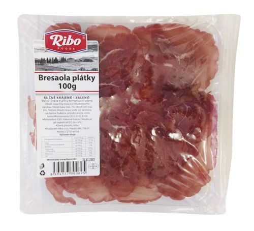 Ribo Bresaola plátky OA 100 g