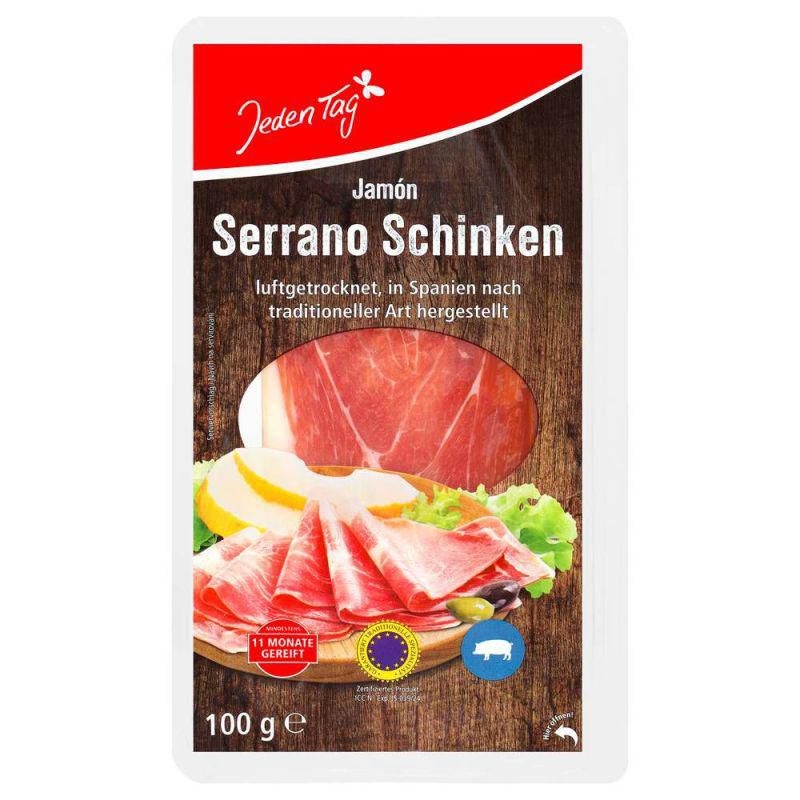 Jeden Tag Serrano šunka 100g