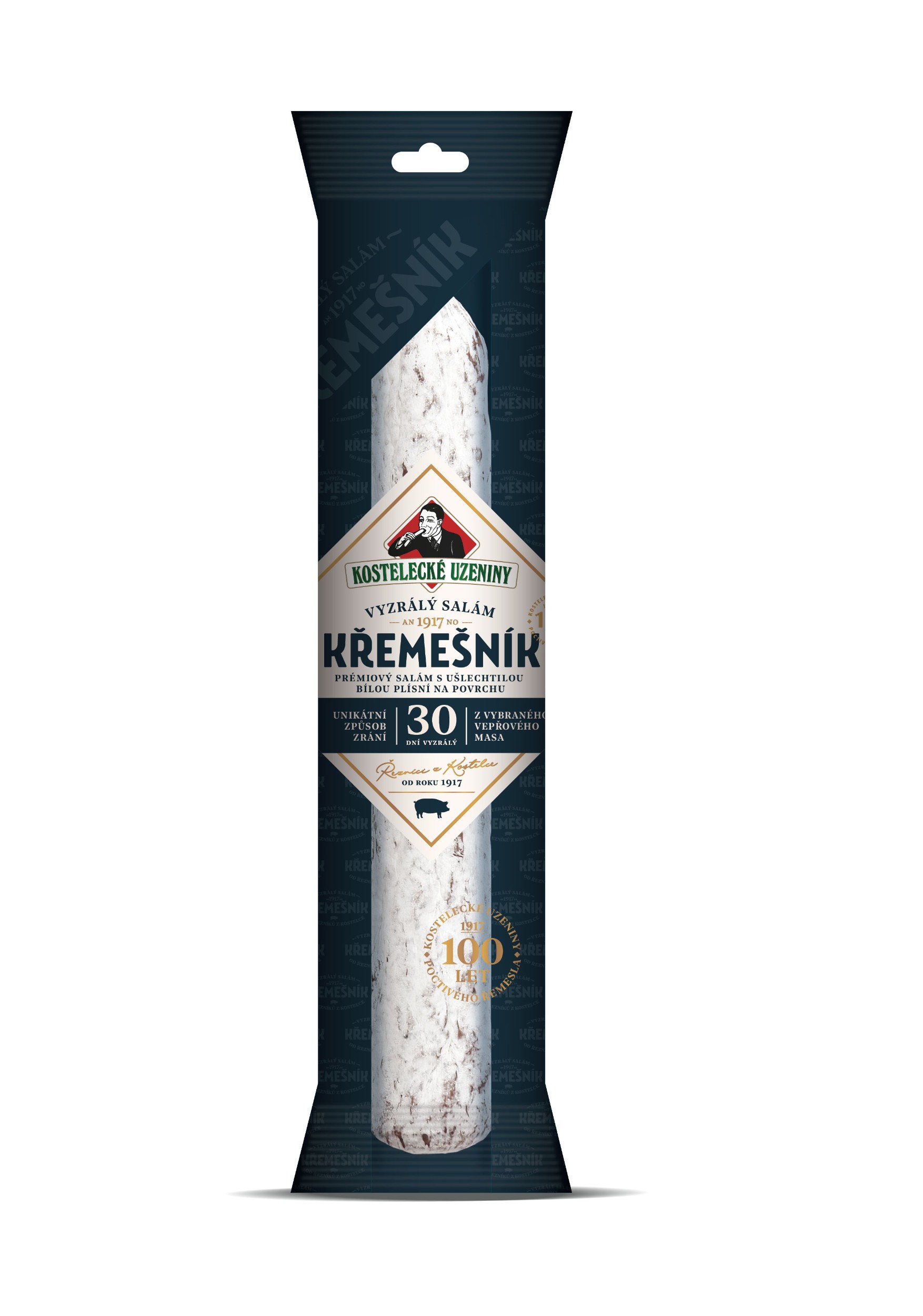 Kostelecké Uzeniny Premium Křemešník trvanlivý salám 180 g