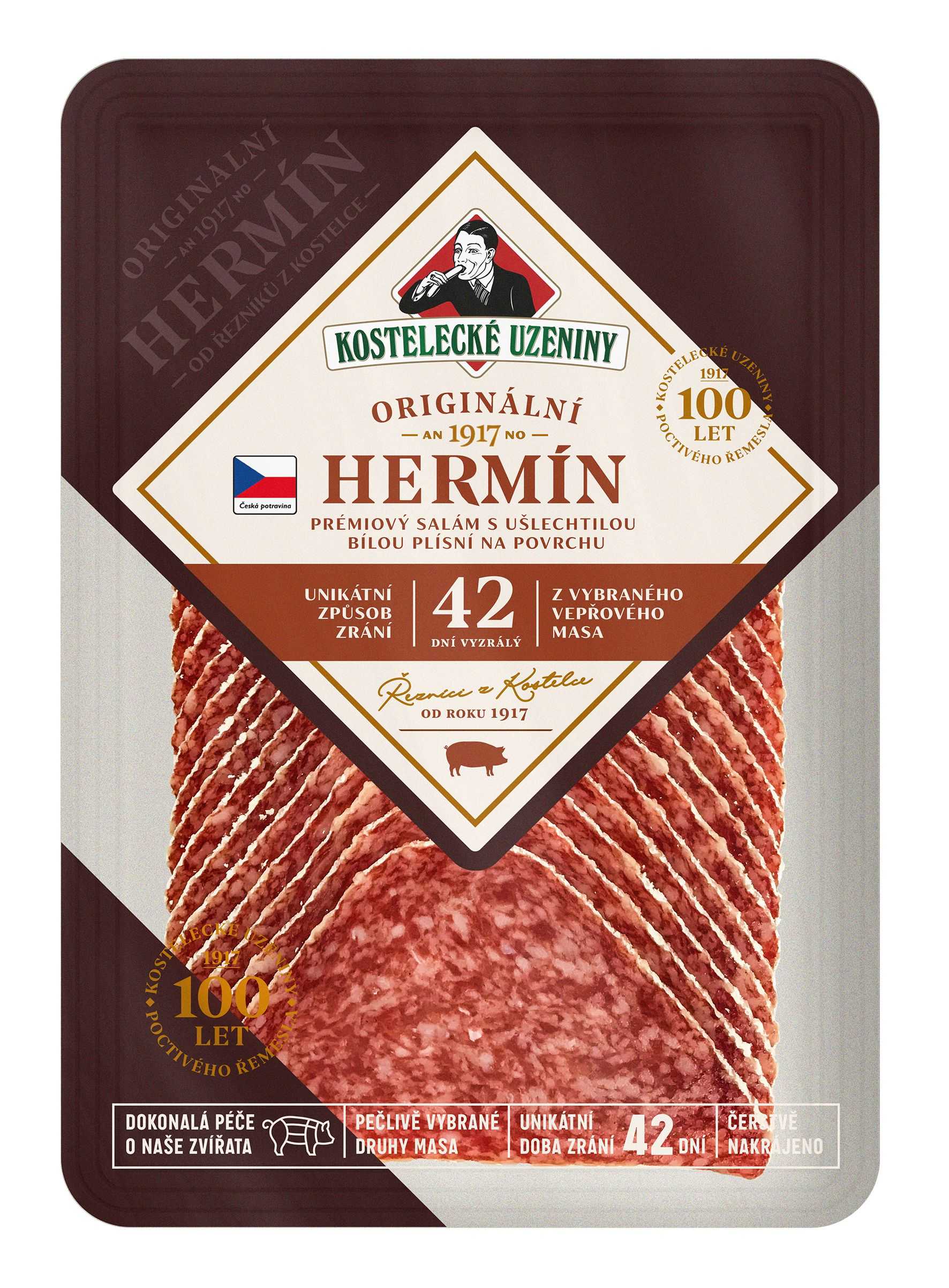 Kostelecké Uzeniny Hermín 100g