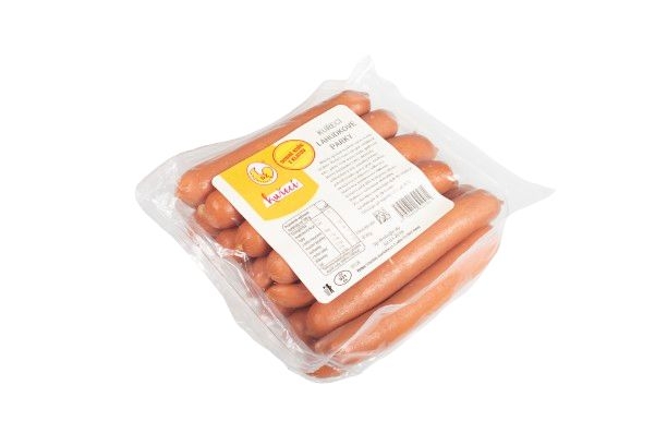 Drůbežářský závod Klatovy kuřecí lahůdkové párky 850 g