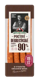 Kostelecké Uzeniny Poctivé debrecínské párky 180g