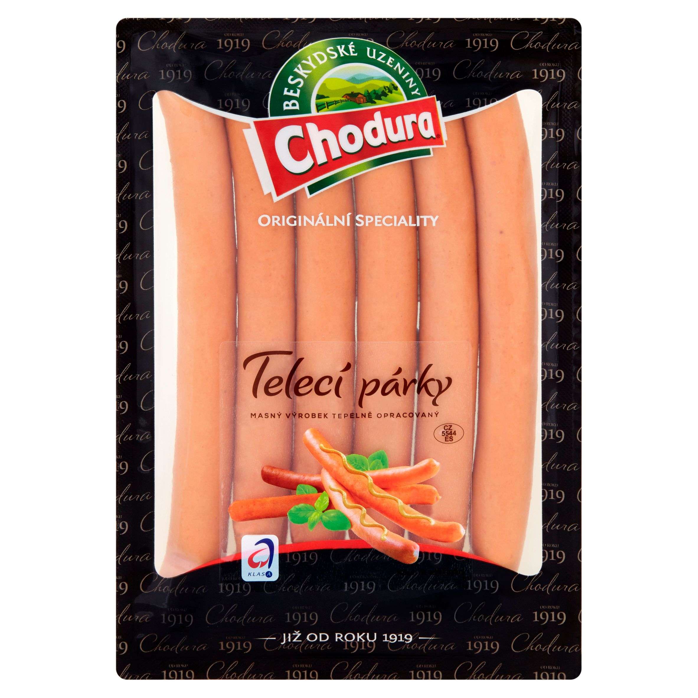 Chodura Telecí párky 310 g