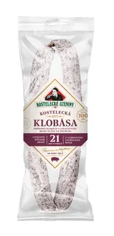 Kostelecké Uzeniny Premium Kostelecká klobása 160g