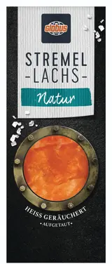 Losos uzený natur 125g