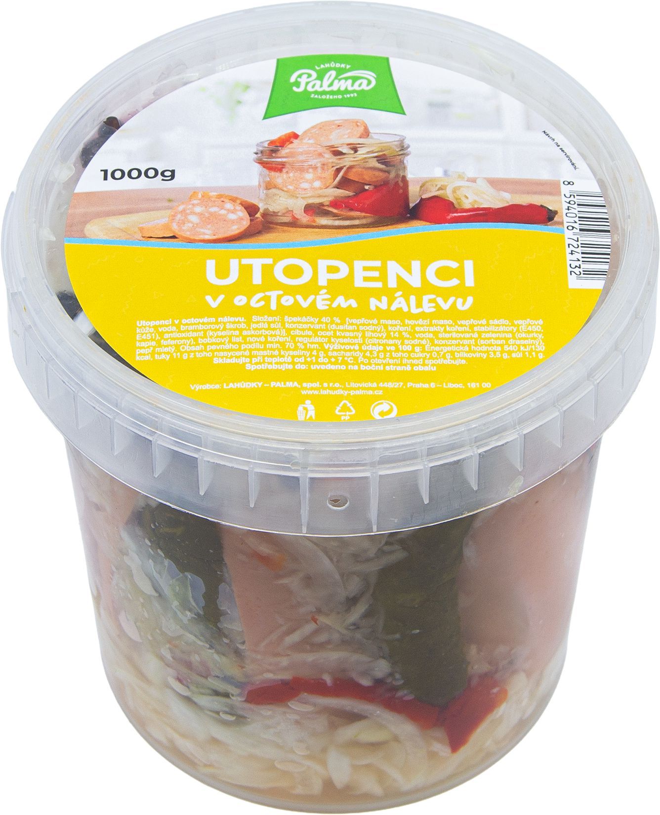 Utopenci v octovém nálevu 1 kg