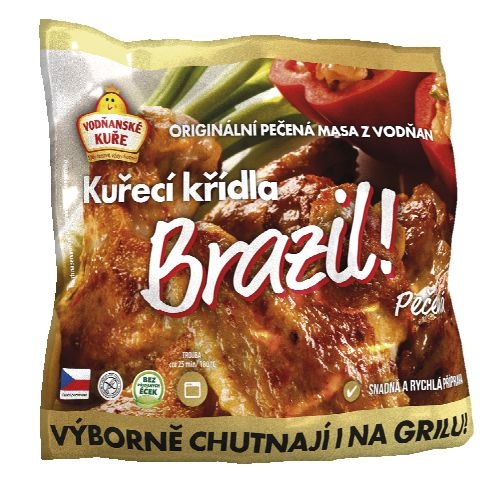 Vodňanské Kuře Pečená Kuřecí křídla Brazil 500g