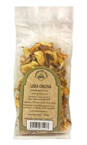 Holoubek Liška obecná sušená 25 g