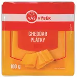 Váš Výběr Cheddar plátky 100 g