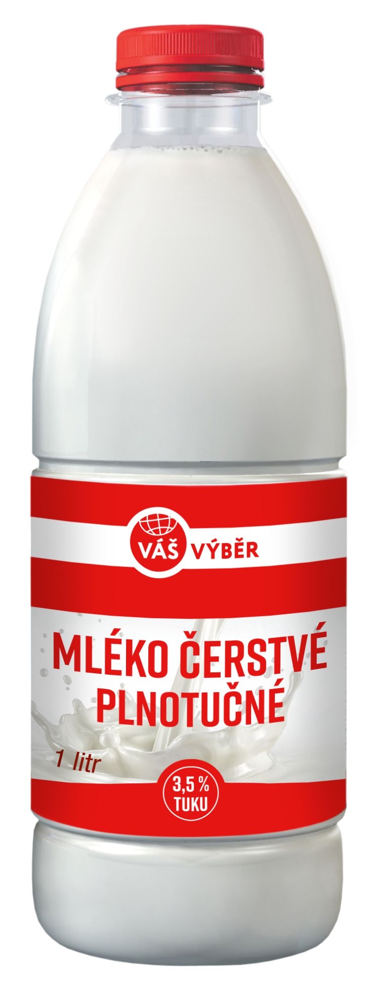 Váš výběr Mléko čerstvé plnotučné 3,5 % 1l