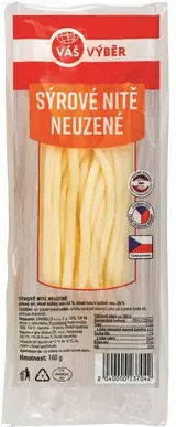 Váš výběr sýrové nitě neuzené 100 g