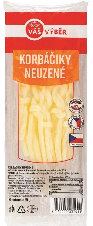 Váš výběr Korbáčiky neuzené 55 g