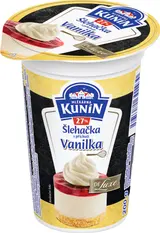 KUNÍN Šlehačka s přích. Vanilka 27% 200g