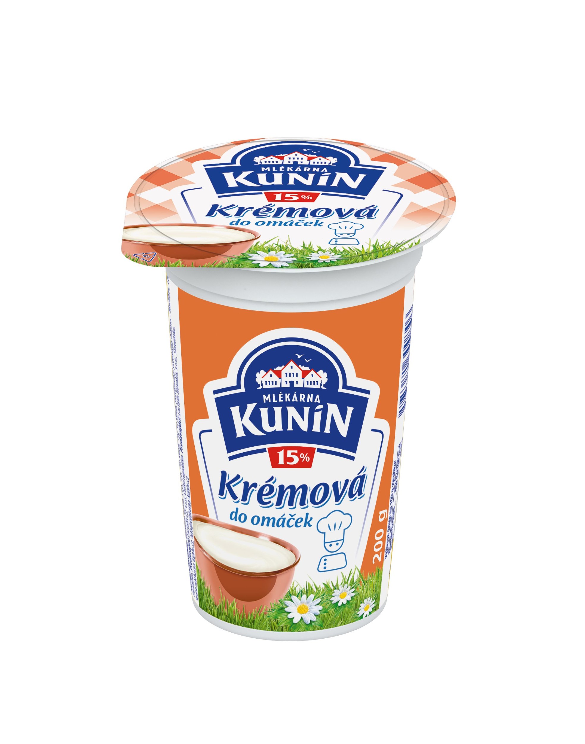 Kunín Krémová do omáček 15% 200g