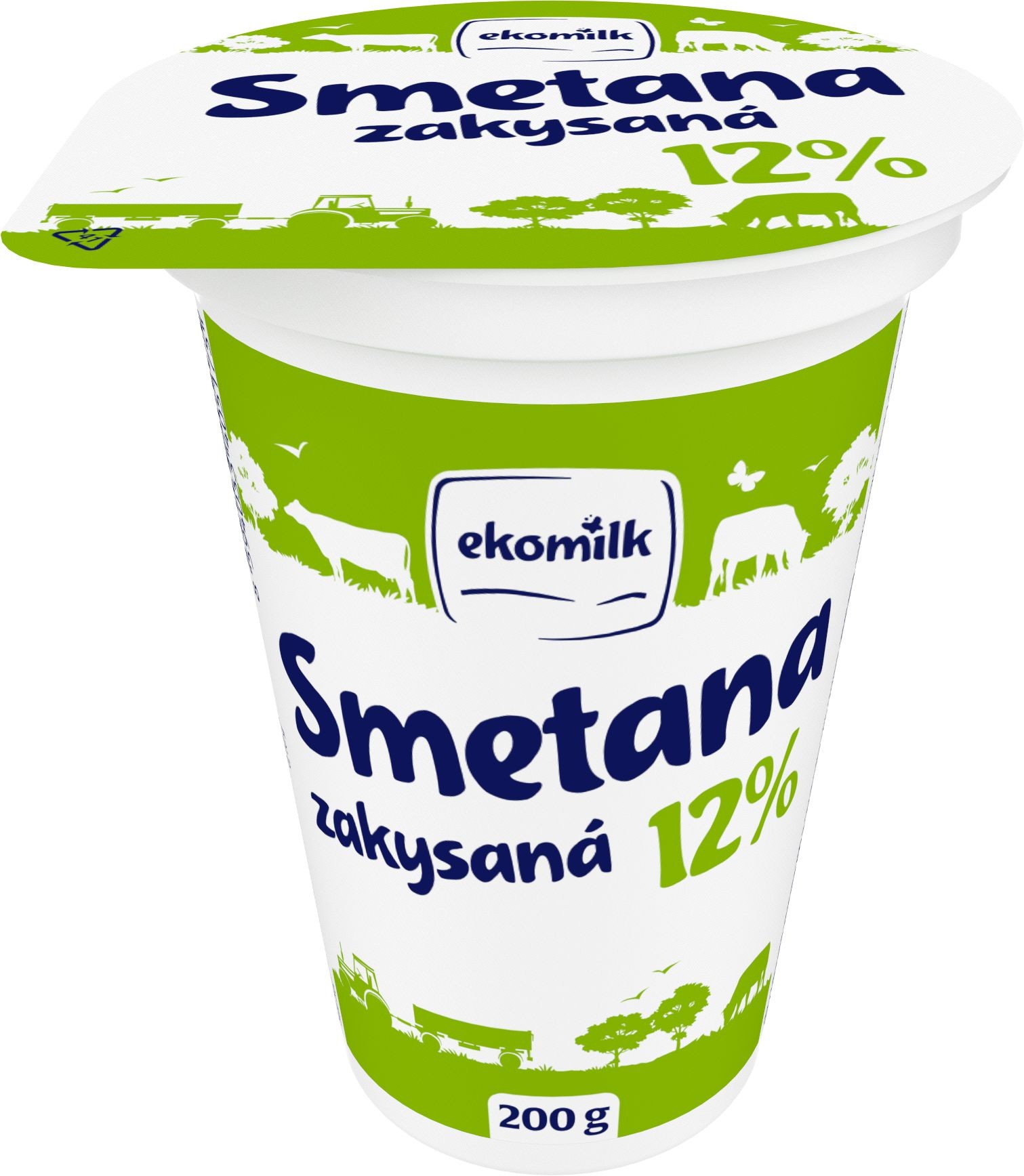 Ekomilk Zakysaná smetana 12% 200 g