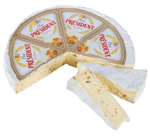 Sýr président brie s ořechy