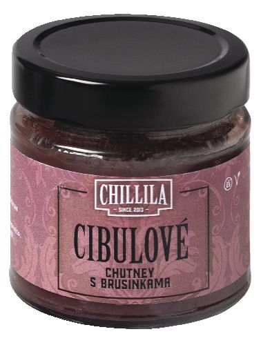 Chillila Cibulové chutney s brusinkama 190g