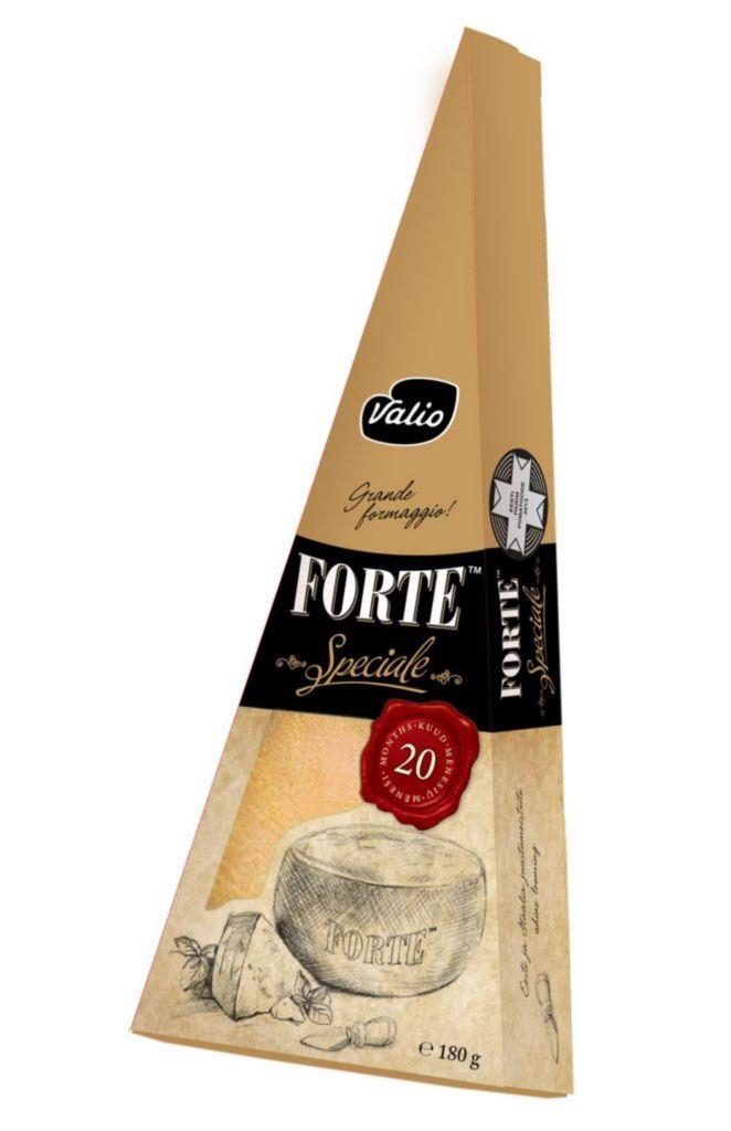 Valio Tvrdý sýr Forte Speciale, doba zrání 20 měsíců 180g