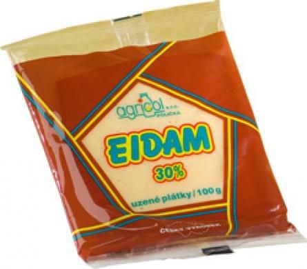 Agricol Eidam 30% uzené plátky 100 g