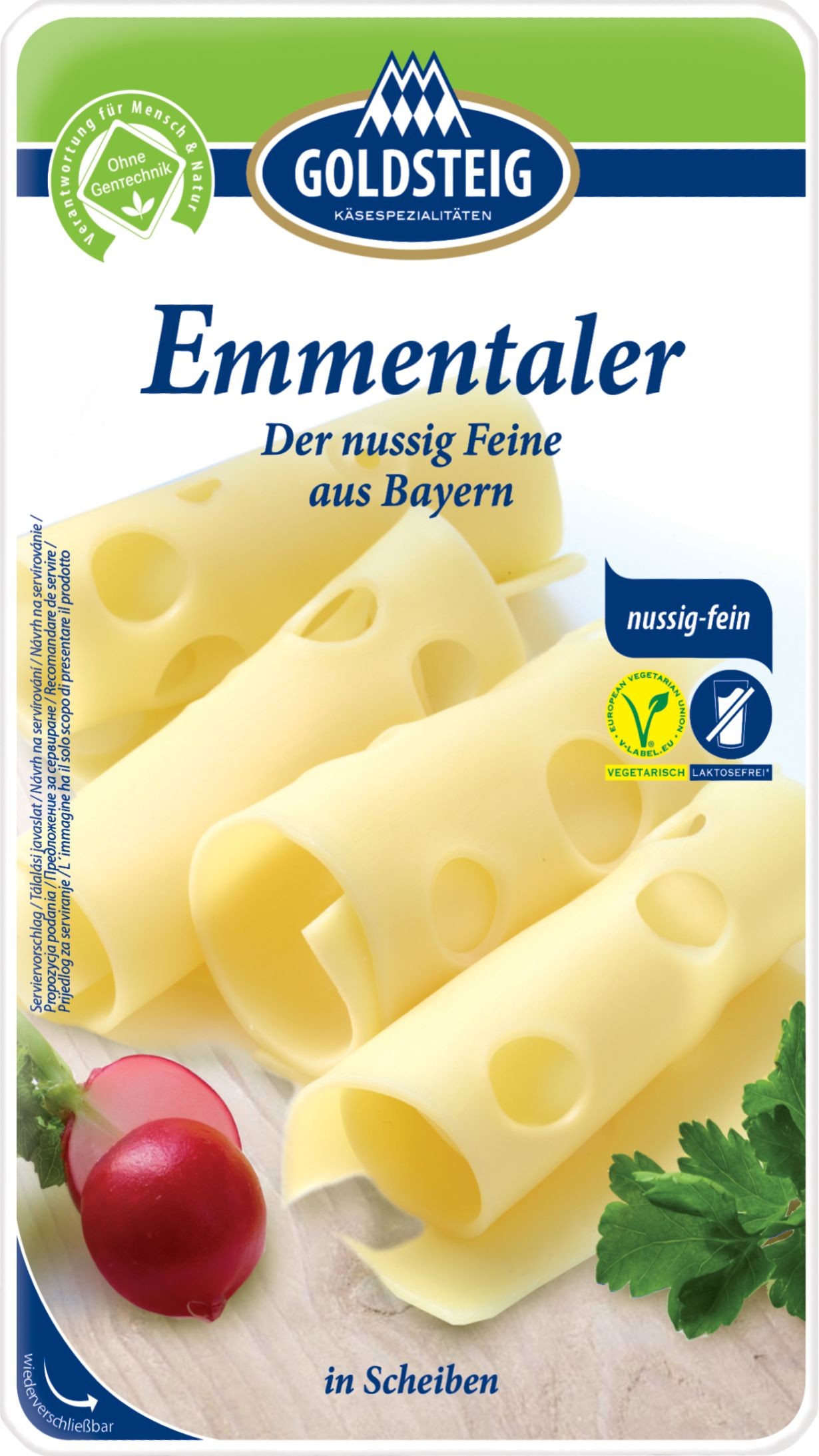 Goldsteig Emmentál plátky 150 g