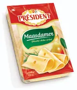 Président Maasdamer plátky 45% 100 g