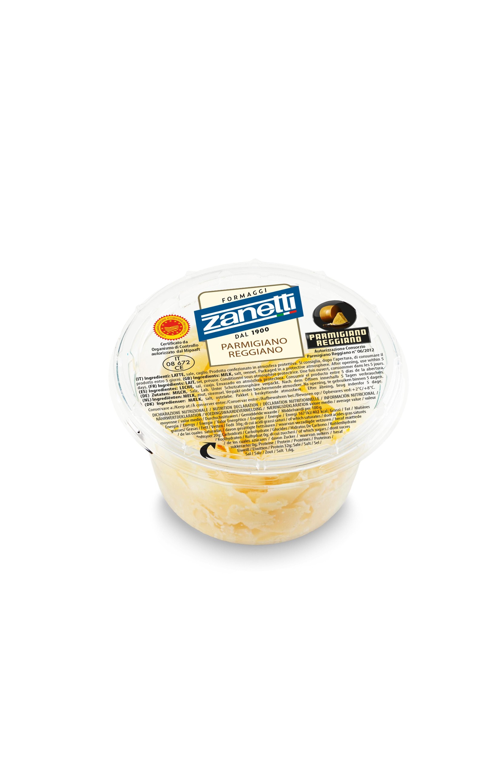 Zanetti Parmigiano Reggiano hobliny 80 g