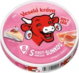 Veselá Kráva Tavený sýr šunka 8ks 120 g