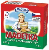 Madeta Madetka tavený sýr 45% 4D 200 g