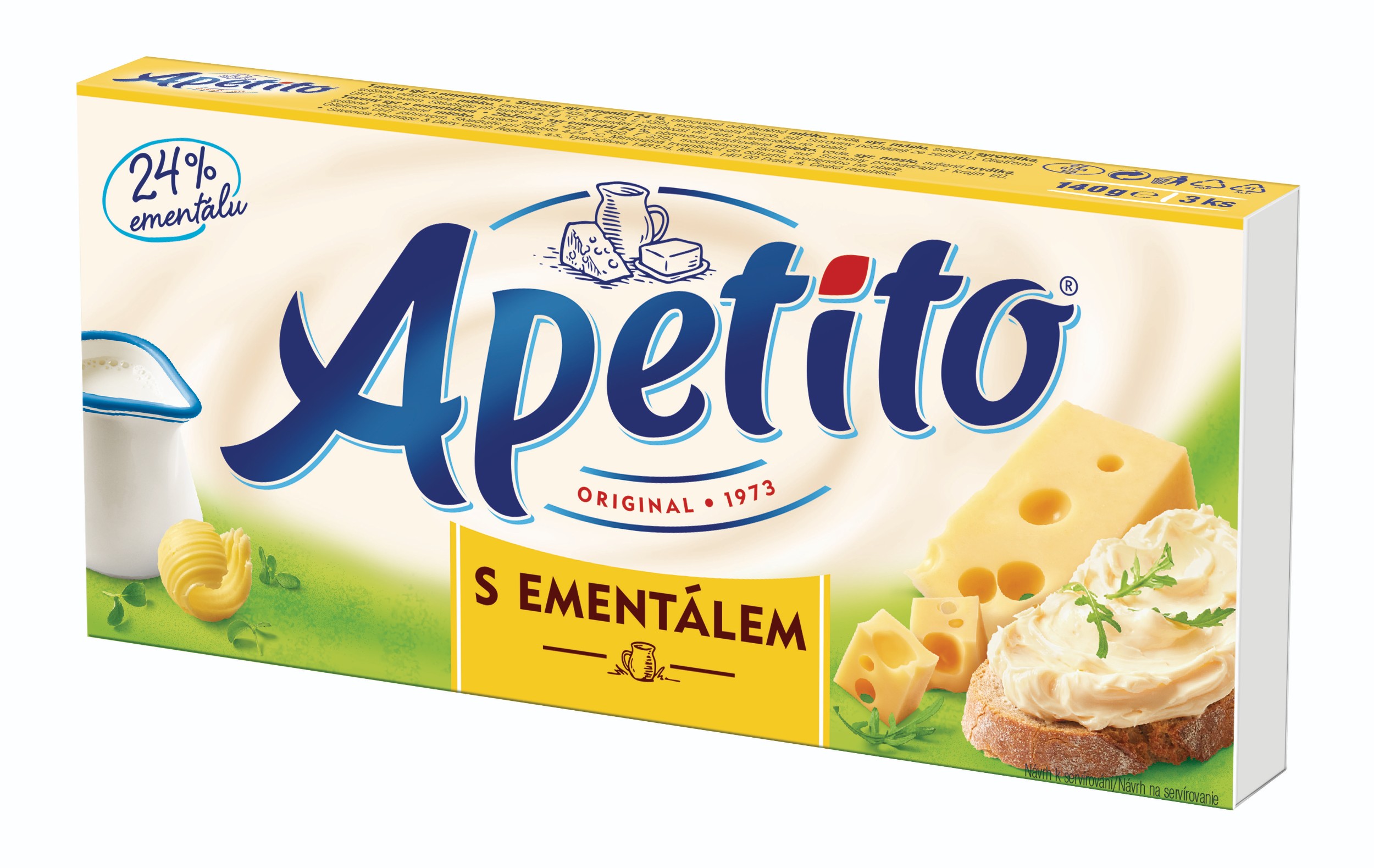 Apetito s ementálem 140g