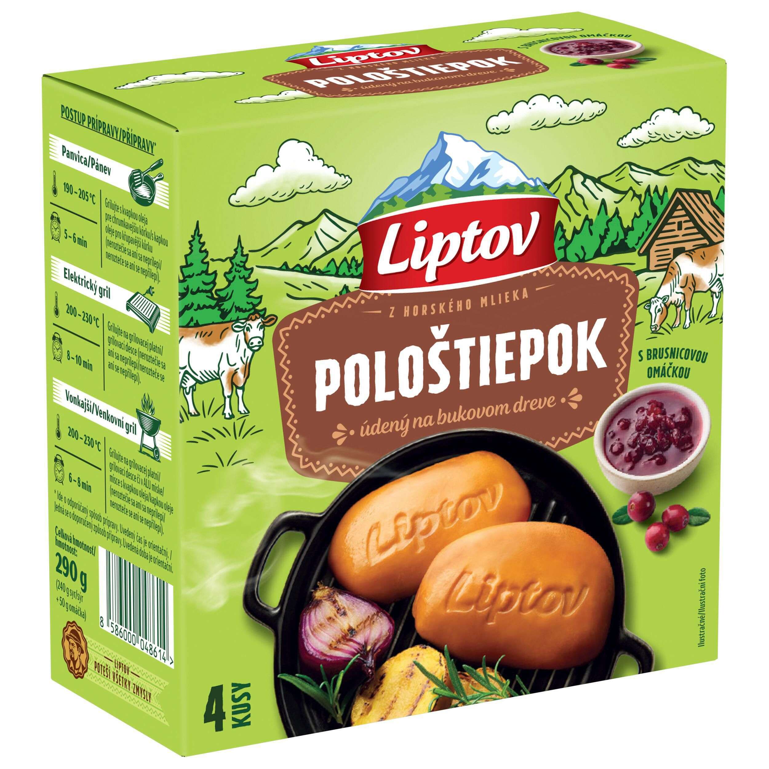 Liptov Pološtiepok na gril s brusinkovou omáčkou 290 g