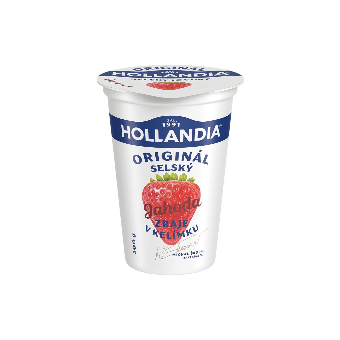 Hollandia Jogurt Selský jahoda 200g