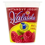 Mlékárna Valašské Meziříčí Smetanový jogurt z Valašska malina s vanilkou 150 g