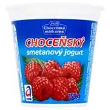 Choceňská Mlékárna Choceňský smetanový jogurt malinový 150 g