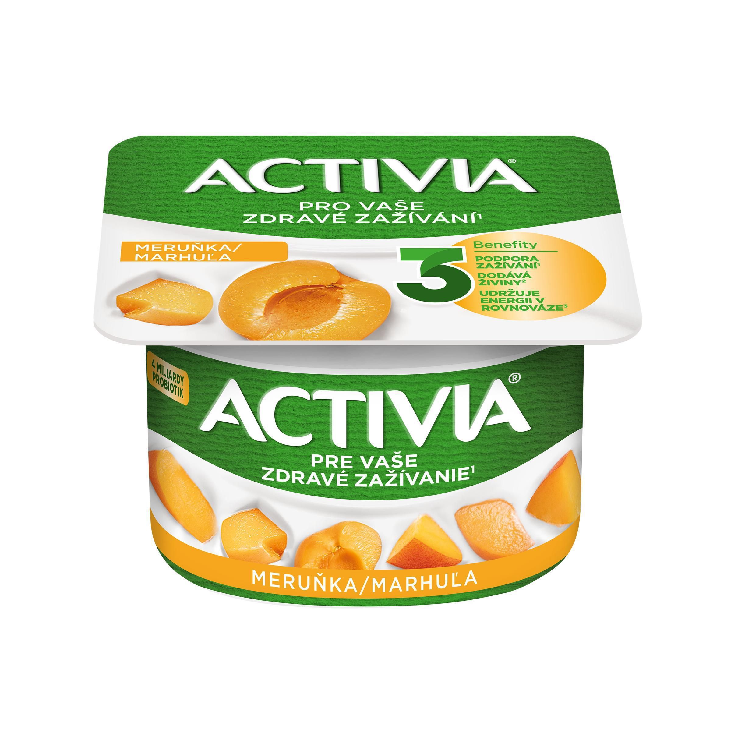 Danone Activia Probiotický jogurt meruňka 120 g
