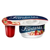 Danone Fantasia Jogurt s jahodami 122 g
