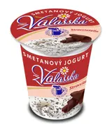 Smetanový jogurt z Valašska Stracciatella 8% 150g