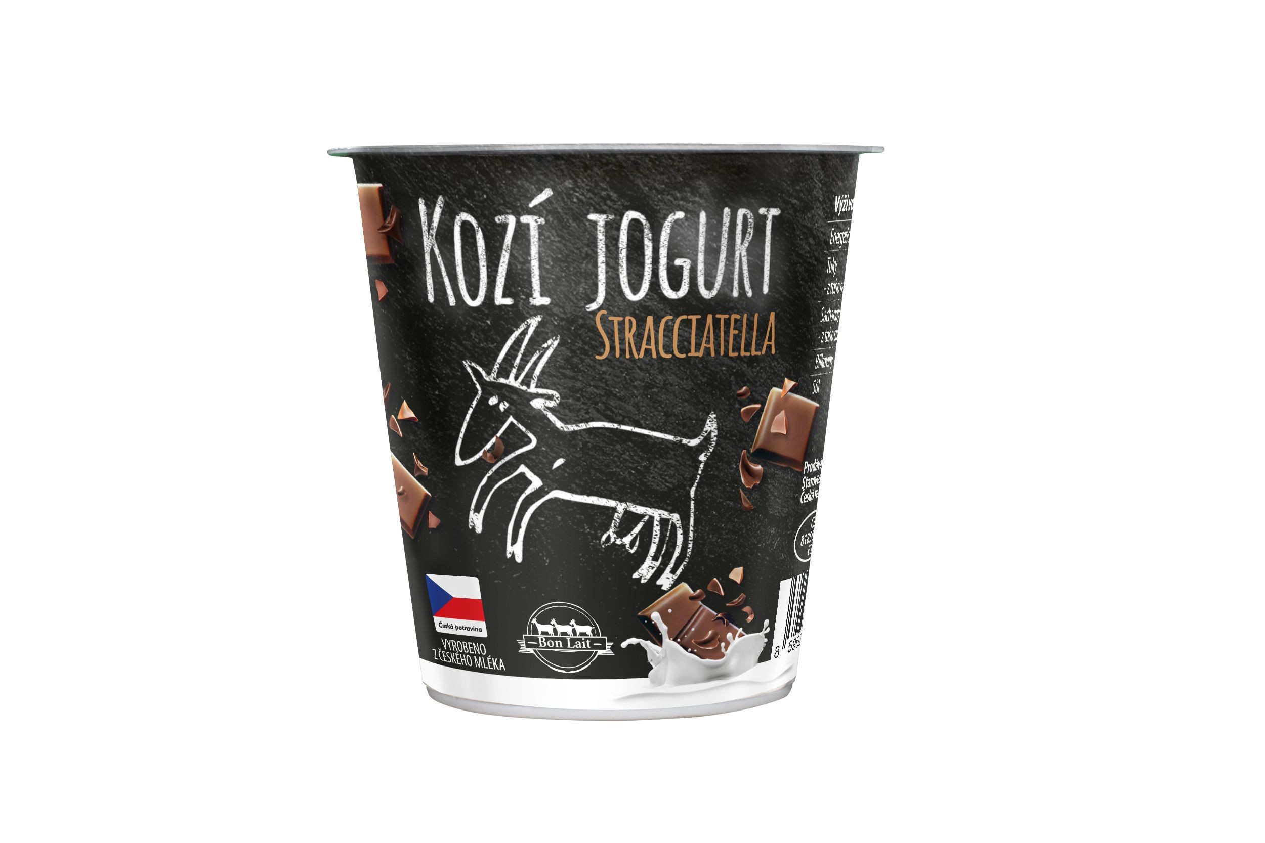 Bon Lait Kozí jogurt stracciatella 150g